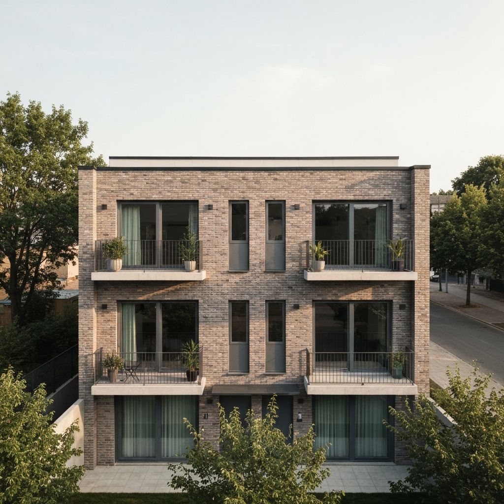 Kleines Apartment-Gebäude - 2 Stockwerke